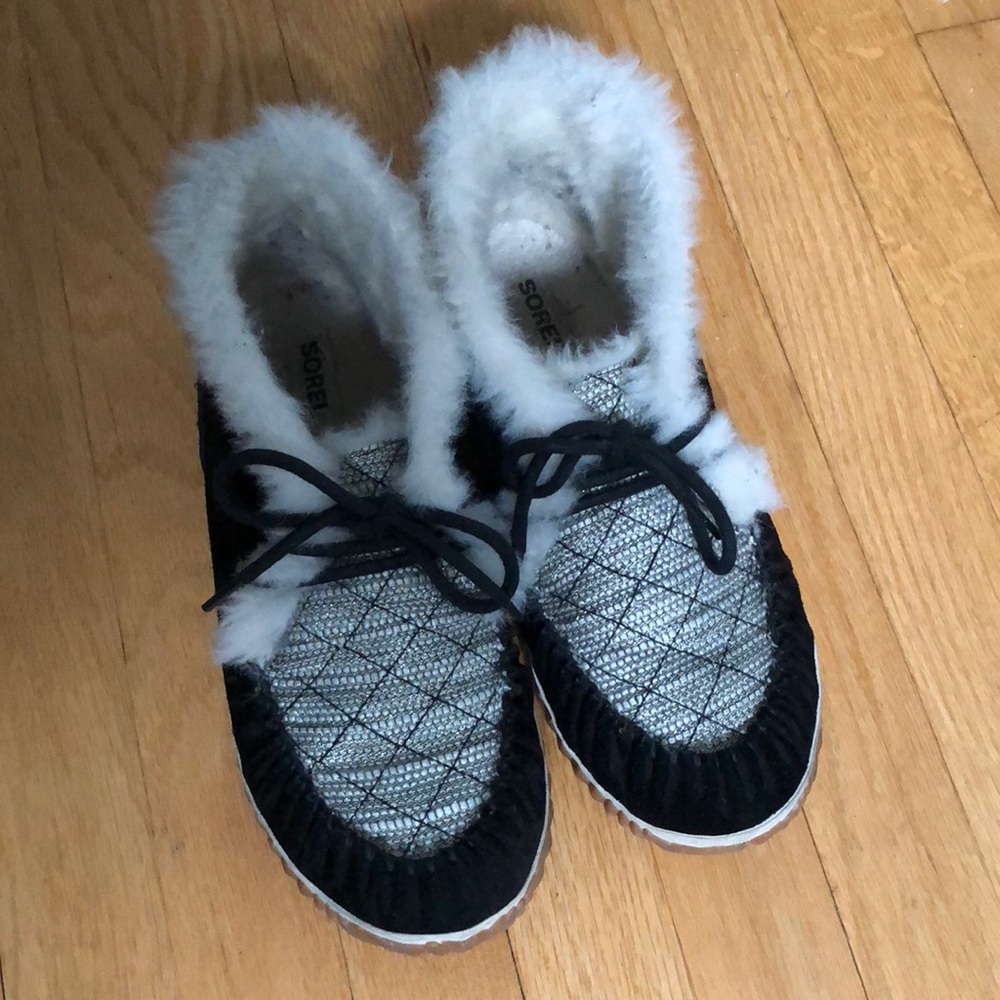Sorel Out n About Faux Fur Moccasin